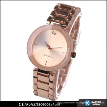 Reloj de superficie convexa para las mujeres reloj simple